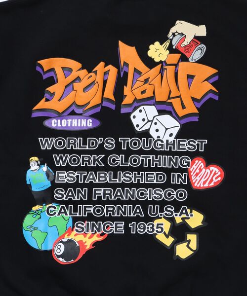 BEN DAVIS（ベンデイビス）の「【BEN DAVIS(ベンデイビス)】 ARTS IN TOWN CREW / ロゴ ビッグ スウェット クルーネック（スウェット・メンズ・オフホワイト/ブルー系その他2/マスタード/ブラック・LARGE/MEDIUM/X-LARGE）」の20枚目の写真