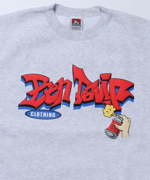 BEN DAVIS（ベンデイビス）の「【BEN DAVIS(ベンデイビス)】 ARTS IN TOWN CREW / ロゴ ビッグ スウェット クルーネック（スウェット・メンズ・オフホワイト/ブルー系その他2/マスタード/ブラック・LARGE/MEDIUM/X-LARGE）」の15枚目の写真