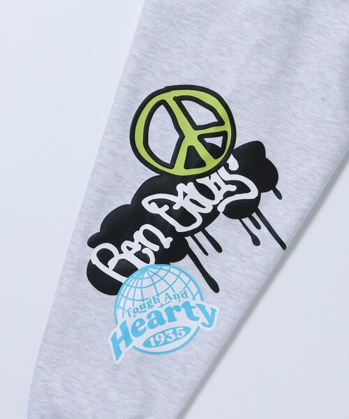 BEN DAVIS（ベンデイビス）の「【BEN DAVIS(ベンデイビス)】 ARTS IN TOWN CREW / ロゴ ビッグ スウェット クルーネック（スウェット・メンズ・オフホワイト/ブルー系その他2/マスタード/ブラック・LARGE/MEDIUM/X-LARGE）」の12枚目の写真