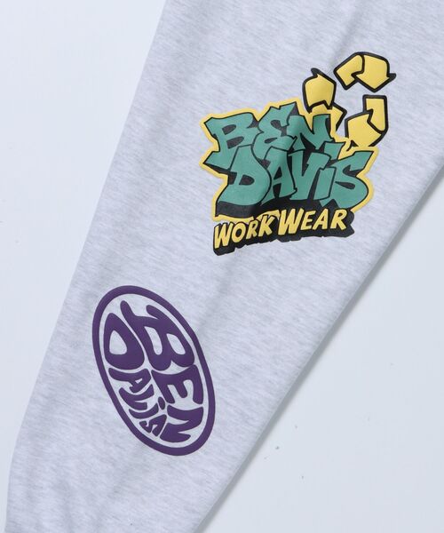 BEN DAVIS（ベンデイビス）の「【BEN DAVIS(ベンデイビス)】 ARTS IN TOWN CREW / ロゴ ビッグ スウェット クルーネック（スウェット・メンズ・オフホワイト/ブルー系その他2/マスタード/ブラック・LARGE/MEDIUM/X-LARGE）」の11枚目の写真