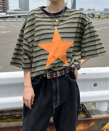 スターマルチボーダーTシャツ