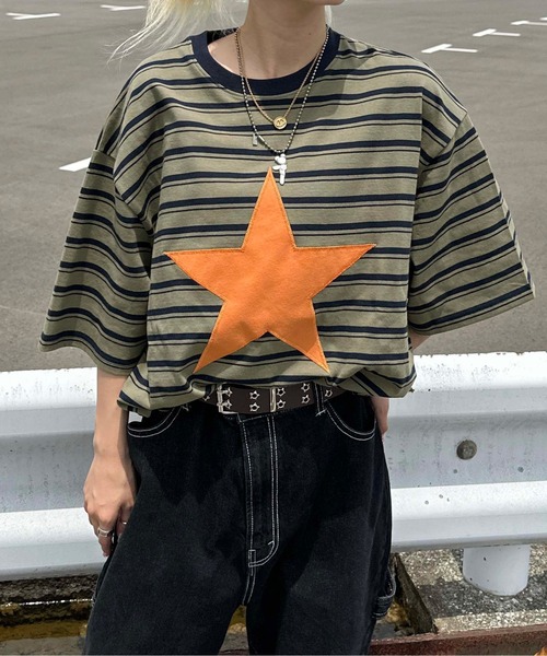 スターマルチボーダーTシャツ（Tシャツ/カットソー）｜sedacle