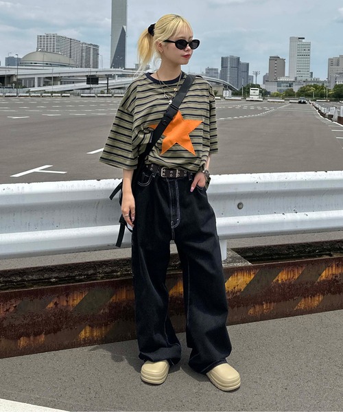 スターマルチボーダーTシャツ（Tシャツ/カットソー）｜sedacle