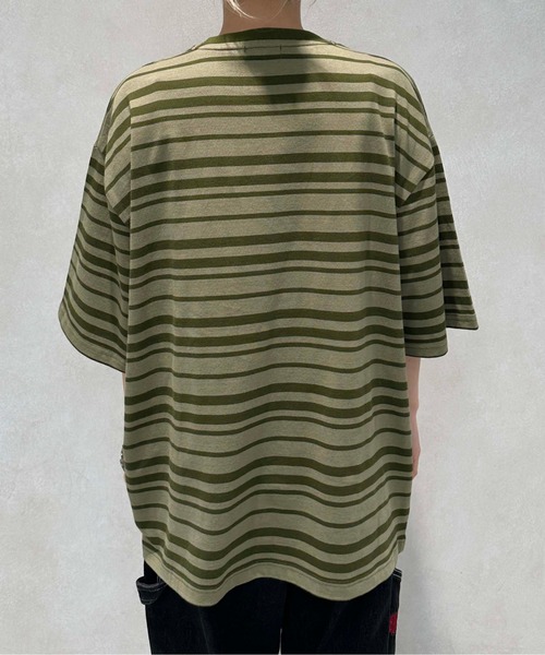 ボーダーTシャツ新品タグ付き ランダムボーダーTシャツ/40代50代からのメンズファッション通販
