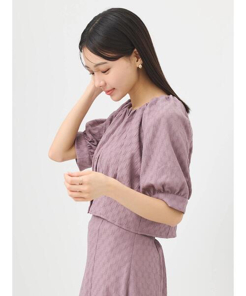 earth music&ecology（アースミュージックアンドエコロジー）の「ジャガードプルオーバー（Tシャツ/カットソー・レディース・ブルー/ブラック/ピンク・FREE）」の5枚目の写真