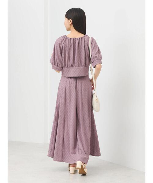 earth music&ecology（アースミュージックアンドエコロジー）の「ジャガードプルオーバー（Tシャツ/カットソー・レディース・ブルー/ブラック/ピンク・FREE）」の9枚目の写真