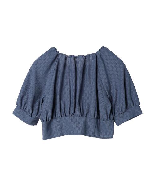 earth music&ecology（アースミュージックアンドエコロジー）の「ジャガードプルオーバー（Tシャツ/カットソー・レディース・ブルー/ブラック/ピンク・FREE）」の19枚目の写真