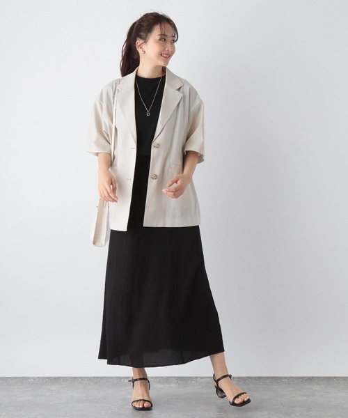 GLOBAL WORK（グローバルワーク）の「シャーリングフレアスカート/964068（スカート・レディース・ブラック/グリーン系その他7/ダークブラウン・MEDIUM/LARGE）」の20枚目の写真