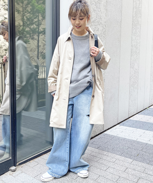 Spick and Span 110sリバーポンチョ風コート 110sリバーポンチョ風コート | スピック＆スパン(Spick and Span