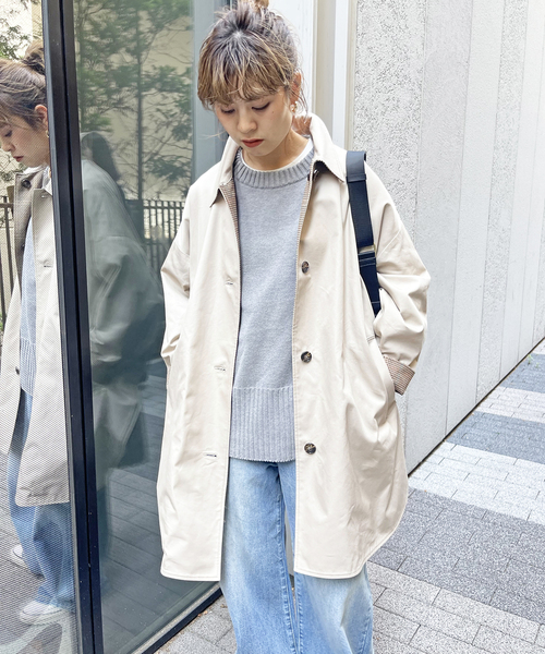 Spick & Span リバーシブルポンチョトレンチコート Spick & Span（スピックアンドスパン）の「リバーシブルポンチョ