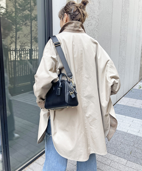 【未使用品】スピックアンドスパン spick&span ポンチョトレンチコート 楽天市場】【SALE／30%OFF】リバーシブルポンチョトレンチコート