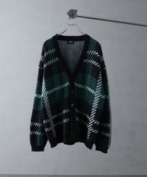 Art re A select（アトリエセレクト）の「総柄モヘアライクニットVネックカーディガン（カーディガン/ボレロ）」