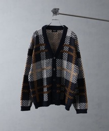 Art re A select（アトリエセレクト）の「総柄モヘアライクニットVネックカーディガン（カーディガン/ボレロ）」