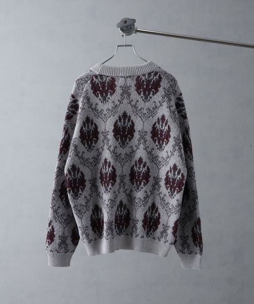 90s Vintage COLOURS ウール モヘア カーディガン M 総柄 VINTAGE（ヴィンテージ）の「【ヴィンテージ古着】90's M.MCMULLiN 総