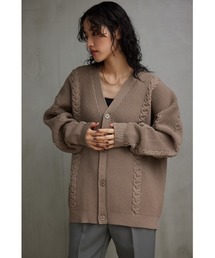 AZUL by moussy | スポンディッシュケーブルカーディガン(カーディガン/ボレロ)