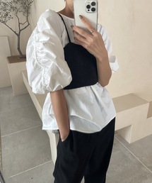 raglan sleeve gather blouse / ラグランスリーブギャザーブラウス