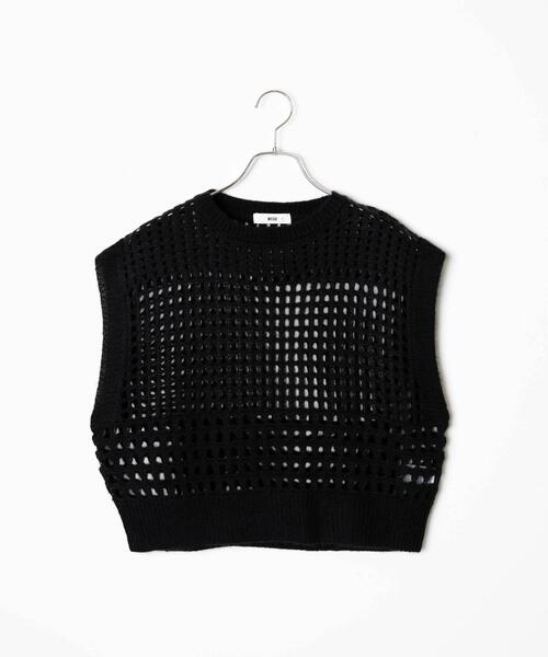 WEGO（ウィゴー）の「WEGO/メッシュニットベスト（ベスト・レディース・ブラウン/ブラック・FREE）」の18枚目の写真