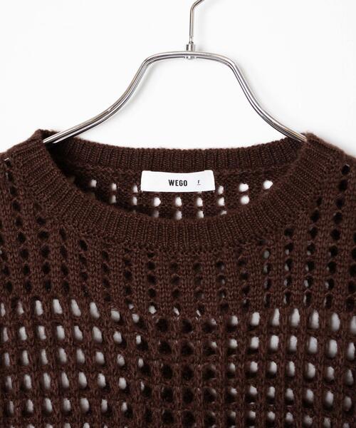 WEGO（ウィゴー）の「WEGO/メッシュニットベスト（ベスト・レディース・ブラウン/ブラック・FREE）」の20枚目の写真