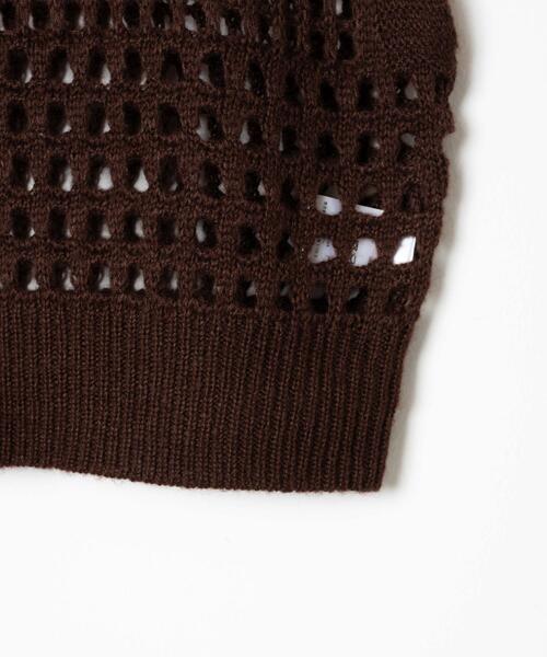 WEGO（ウィゴー）の「WEGO/メッシュニットベスト（ベスト・レディース・ブラウン/ブラック・FREE）」の22枚目の写真