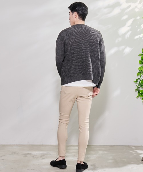 Arnold Palmer（アーノルドパーマー）の「ジオメトリック ニットカーディガン（カーディガン/ボレロ・メンズ・ブラック/キャメル・M/L/LL）」の9枚目の写真