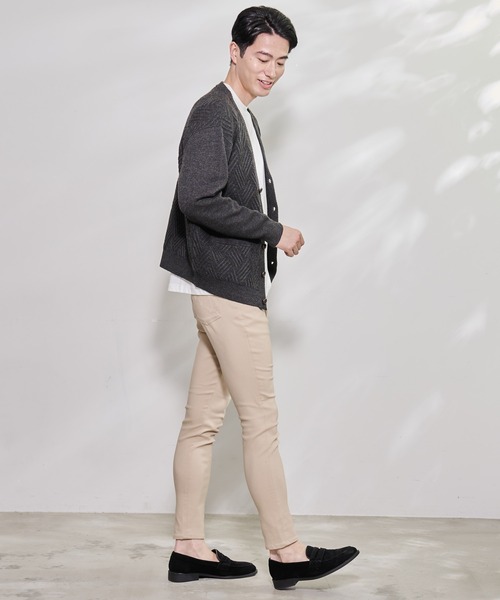 Arnold Palmer（アーノルドパーマー）の「ジオメトリック ニットカーディガン（カーディガン/ボレロ・メンズ・ブラック/キャメル・M/L/LL）」の12枚目の写真