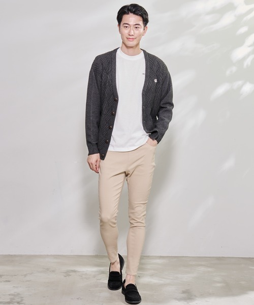 Arnold Palmer（アーノルドパーマー）の「ジオメトリック ニットカーディガン（カーディガン/ボレロ・メンズ・ブラック/キャメル・M/L/LL）」の11枚目の写真