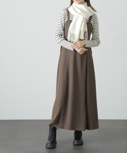 FREE'S MART(フリーズマート)の「◆ソフトストール(マフラー・レディース・ホワイト/ベージュ/オレンジ/ネイビー・フリ-)」の12枚目の写真