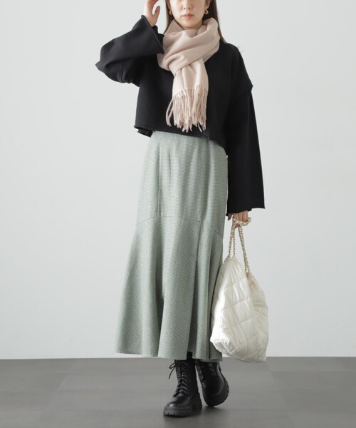 FREE'S MART(フリーズマート)の「◆ソフトストール(マフラー・レディース・ホワイト/ベージュ/オレンジ/ネイビー・フリ-)」の16枚目の写真