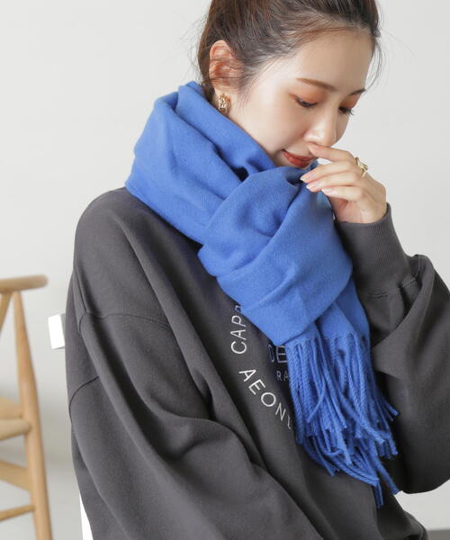 FREE'S MART(フリーズマート)の「◆ソフトストール(マフラー・レディース・ホワイト/ベージュ/オレンジ/ネイビー・フリ-)」の22枚目の写真