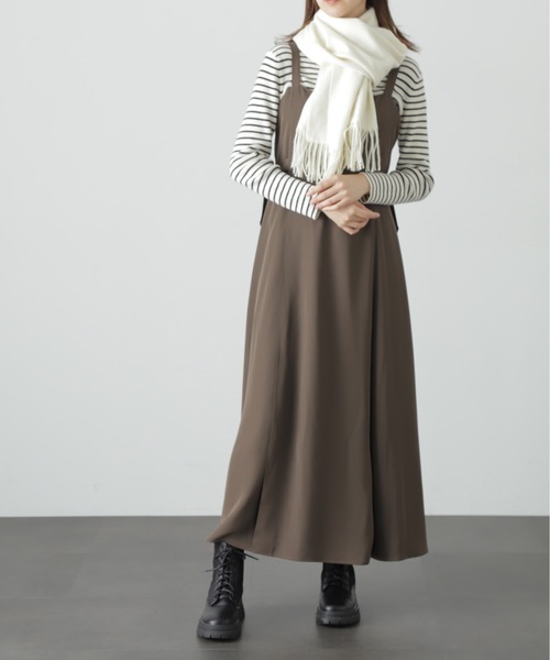 FREE'S MART(フリーズマート)の「◆ソフトストール(マフラー・レディース・ホワイト/ベージュ/オレンジ/ネイビー・フリ-)」の6枚目の写真