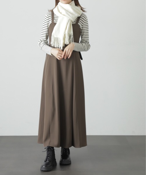 FREE'S MART(フリーズマート)の「◆ソフトストール(マフラー・レディース・ホワイト/ベージュ/オレンジ/ネイビー・フリ-)」の7枚目の写真