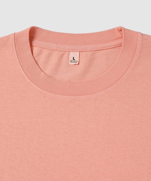 ECOCYCLE(エコサイクル)の「STANDARD TUBULAR SS TEE_PINK(シームレス)(Tシャツ/カットソー・メンズ・ピンク系その他3/ピンク系その他2/ピンク系その他/ピンク系その他4/ピンク・XXL/M/XL/XS/S/L)」の11枚目の写真