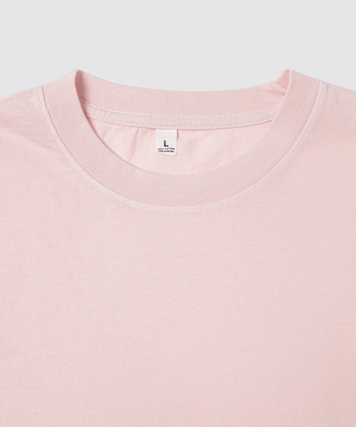 ECOCYCLE(エコサイクル)の「STANDARD TUBULAR SS TEE_PINK(シームレス)(Tシャツ/カットソー・メンズ・ピンク系その他3/ピンク系その他2/ピンク系その他/ピンク系その他4/ピンク・XXL/M/XL/XS/S/L)」の15枚目の写真