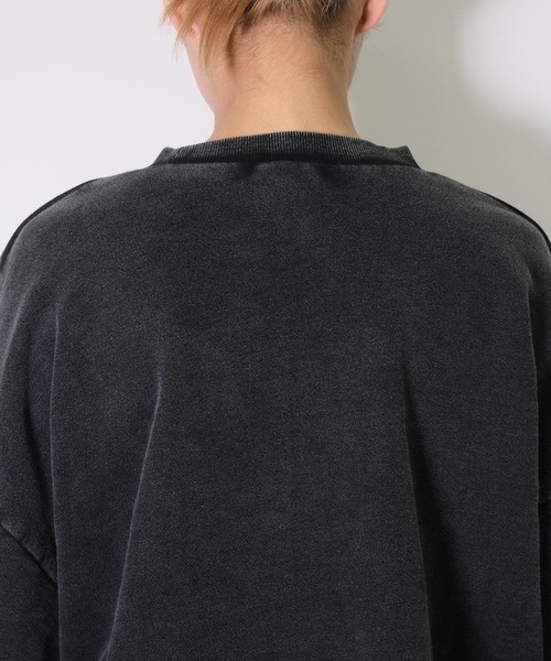 RAGEBLUE（レイジブルー）の「ボリューム袖ルーズロックスウェット（スウェット・レディース・ブラック/グレー/ピンク・FREE）」の15枚目の写真