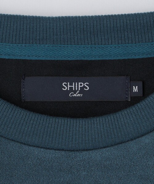 SHIPS Colors(シップス カラーズ)の「SHIPS Colors:〈洗濯機可能〉フェイクスエード エンブロイダリー スウェット(スウェット・メンズ・グリーン/ダークグレー/ブラウン/ナチュラル・LARGE/MEDIUM)」の8枚目の写真