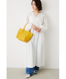 RODEO CROWNS WIDE BOWL | 2WAY シャーリングロングワンピース(ワンピース)