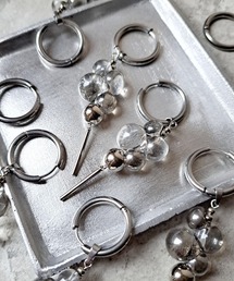 MILIA/ice bubble フープピアス