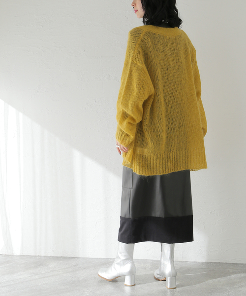 A PUPIL（アピューピル）の「【A PUPIL/ア ピューピル】PNCL CRG SK-LTHR：スカート（スカート・レディース・ブラック・MEDIUM）」の4枚目の写真