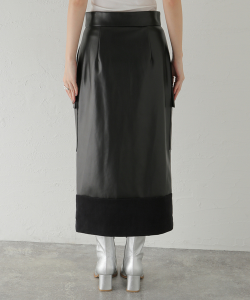 A PUPIL（アピューピル）の「【A PUPIL/ア ピューピル】PNCL CRG SK-LTHR：スカート（スカート・レディース・ブラック・MEDIUM）」の10枚目の写真