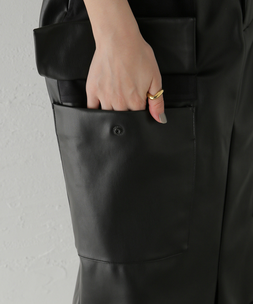 A PUPIL（アピューピル）の「【A PUPIL/ア ピューピル】PNCL CRG SK-LTHR：スカート（スカート・レディース・ブラック・MEDIUM）」の11枚目の写真