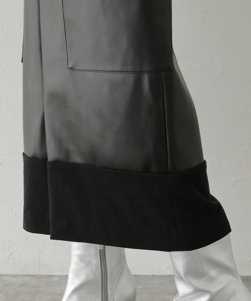 A PUPIL（アピューピル）の「【A PUPIL/ア ピューピル】PNCL CRG SK-LTHR：スカート（スカート・レディース・ブラック・MEDIUM）」の12枚目の写真