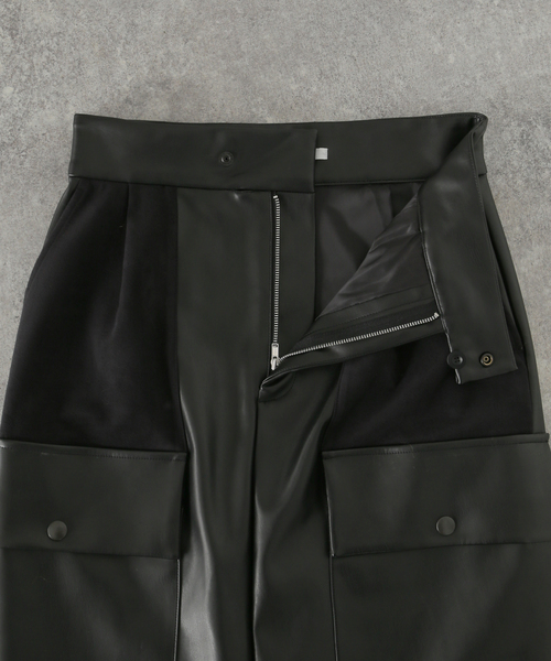 A PUPIL（アピューピル）の「【A PUPIL/ア ピューピル】PNCL CRG SK-LTHR：スカート（スカート・レディース・ブラック・MEDIUM）」の14枚目の写真