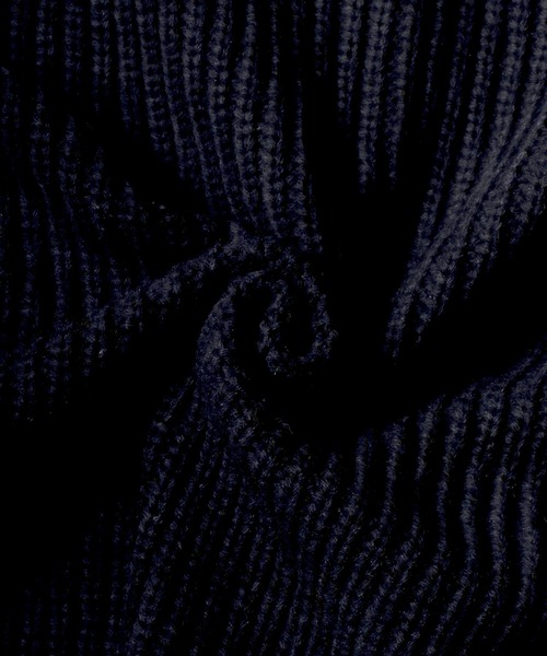 SITRY(シトリー)の「ridge knitting half zip sweater/畦編み ハーフジップ セーター/ニット(ニット/セーター・メンズ・アイボリー/ダークグレー/ブラック/グリーン・M/L)」の11枚目の写真