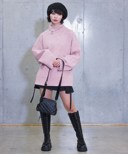 PAGEBOY（ページボーイ）の「スタッズキルティングBAG（ショルダーバッグ・レディース・オフホワイト/ブルー/ブラック・FREE）」の9枚目の写真