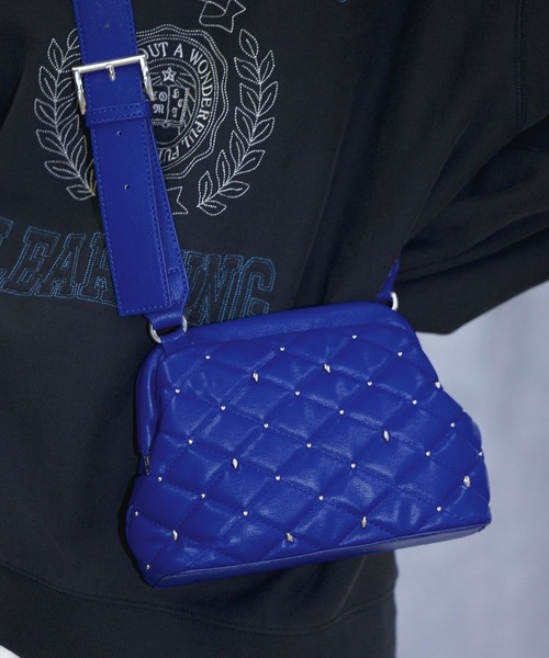 PAGEBOY（ページボーイ）の「スタッズキルティングBAG（ショルダーバッグ・レディース・オフホワイト/ブルー/ブラック・FREE）」の11枚目の写真
