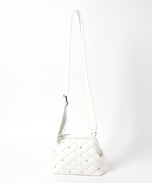 PAGEBOY（ページボーイ）の「スタッズキルティングBAG（ショルダーバッグ・レディース・オフホワイト/ブルー/ブラック・FREE）」の15枚目の写真
