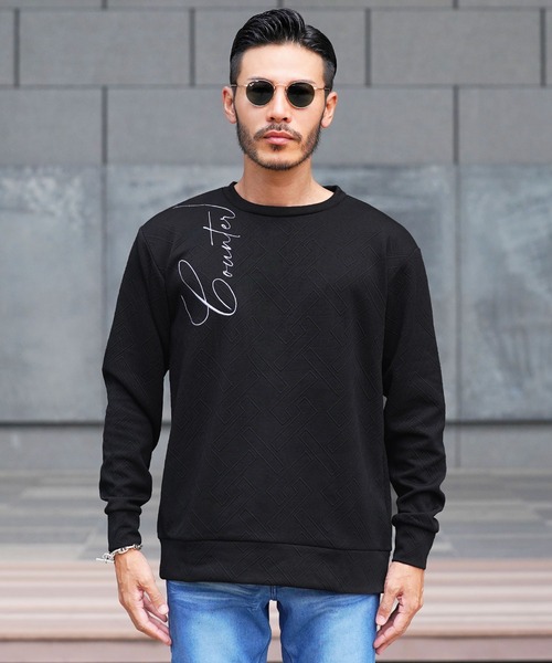 jiggys shop(ジギーズショップ)の「膨れジャガードトレーナー(スウェット・メンズ・ホワイト/ブラック・MEDIUM/LARGE/X-LARGE)」の12枚目の写真