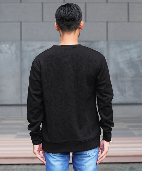 jiggys shop(ジギーズショップ)の「膨れジャガードトレーナー(スウェット・メンズ・ホワイト/ブラック・MEDIUM/LARGE/X-LARGE)」の14枚目の写真