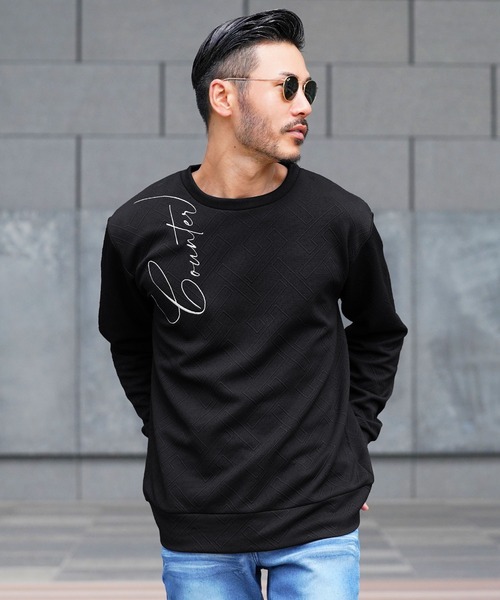 jiggys shop(ジギーズショップ)の「膨れジャガードトレーナー(スウェット・メンズ・ホワイト/ブラック・MEDIUM/LARGE/X-LARGE)」の7枚目の写真