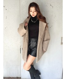 EGOIST | フェイクウールミドルコート(その他アウター)